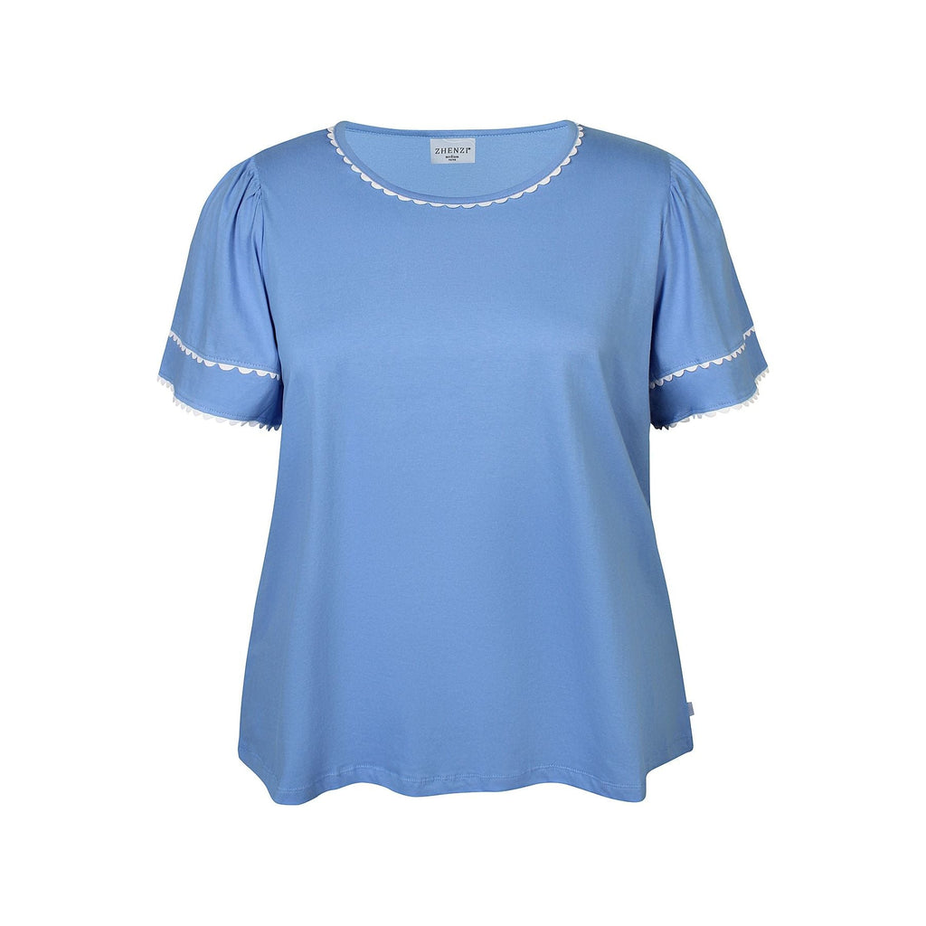 Shirt LEIA cornflower blue - Evolve Fashion