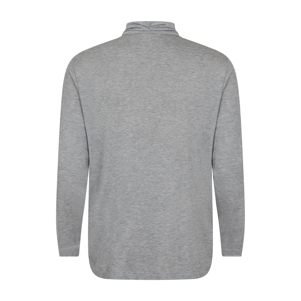 Shirt long sleeve grey sparkle - Evolve Fashion