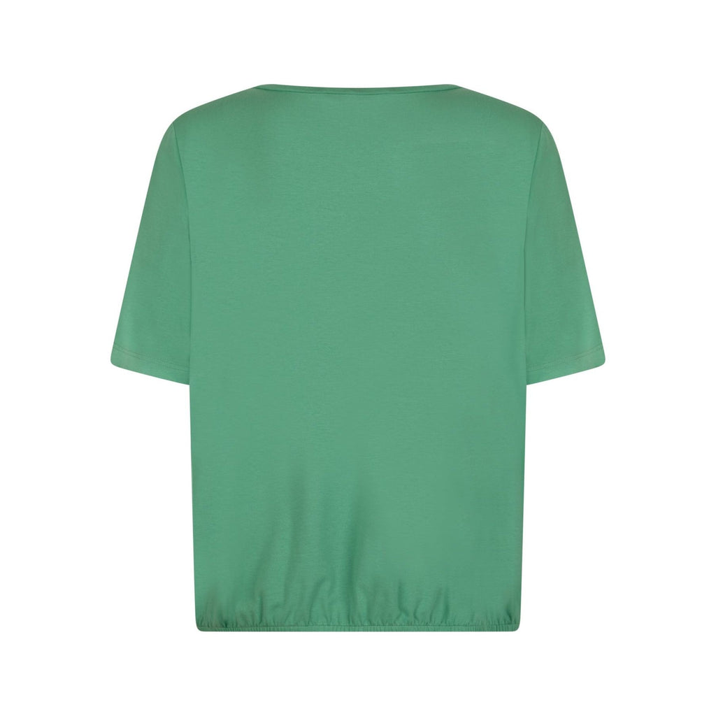 Shirt twist jersey aloe green - Evolve Fashion