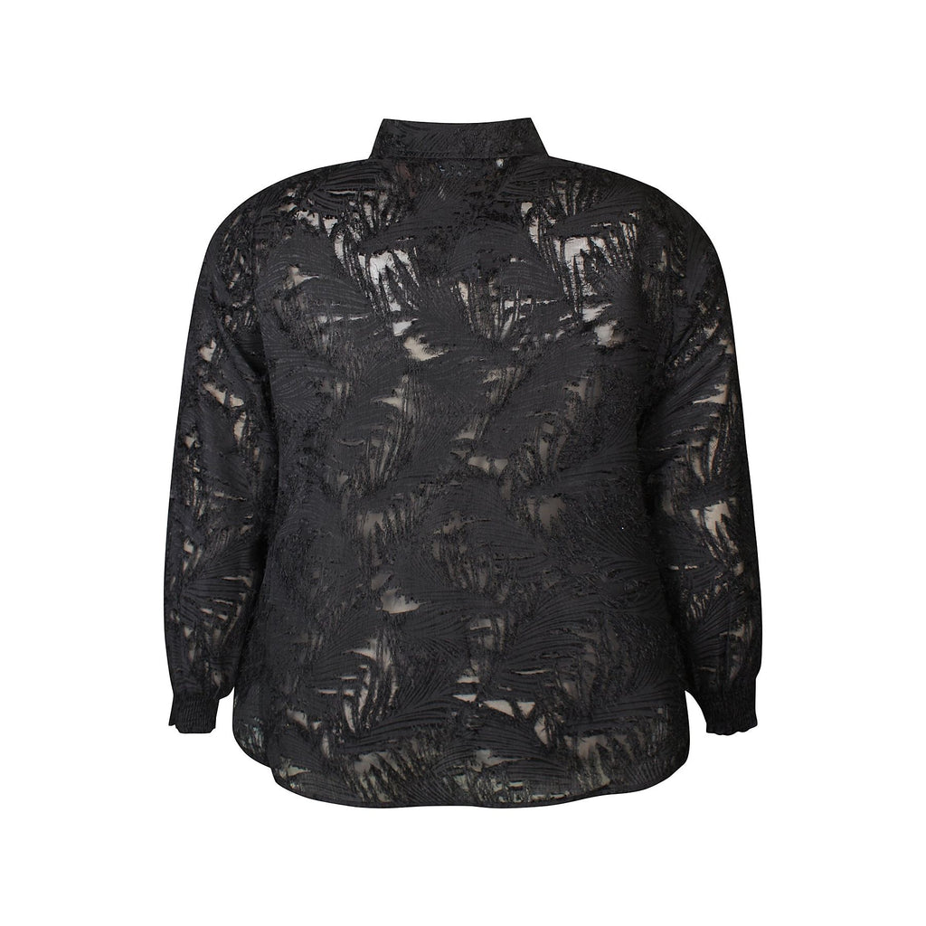 Shirt Tyra structure black - Evolve Fashion