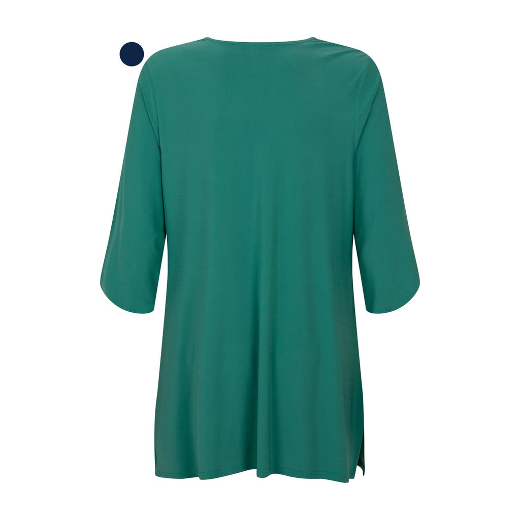 Shirt V - neck navy - Evolve Fashion