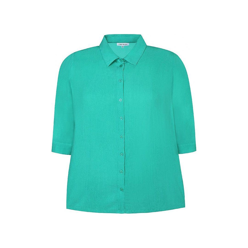 Shirt viscose Green Grass - Evolve Fashion