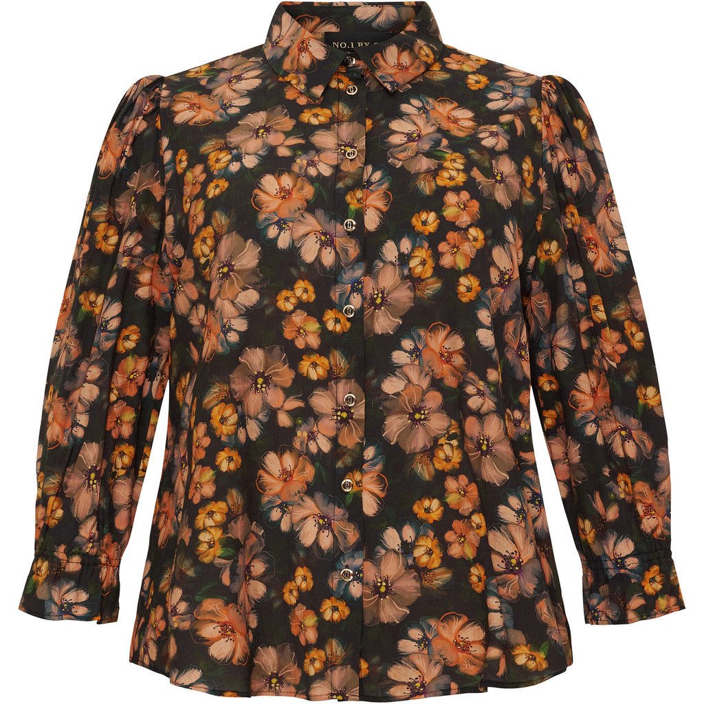 Shirt w 3/4 sleeves and flair cuff edge T - Evolve Fashion