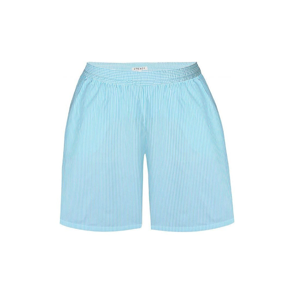 Shorts striped Bright Turquoise - Evolve Fashion