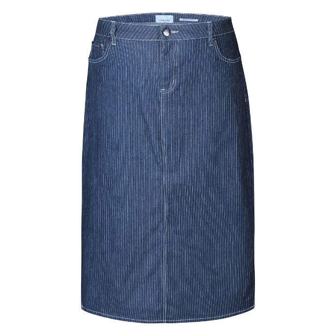 Skirt EXIE denim stripes - Evolve Fashion