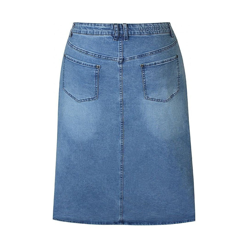 Skirt FAY592 denim blue - Evolve Fashion