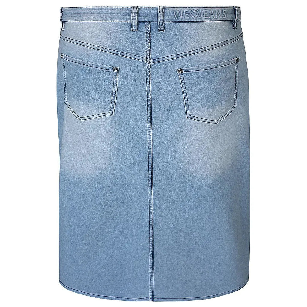 Skirt FAY784 light blue denim - Evolve Fashion