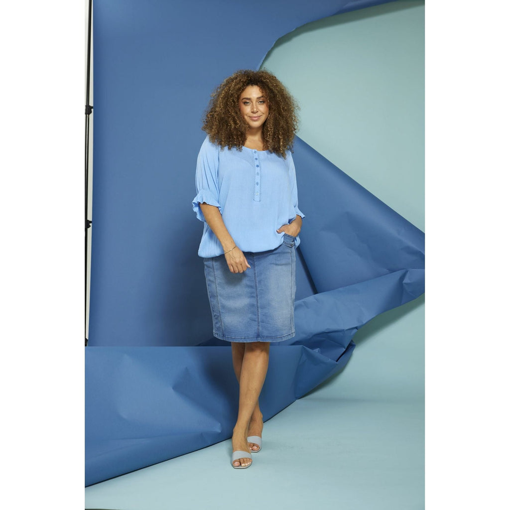 Skirt MIRI denim Calla blue - Evolve Fashion