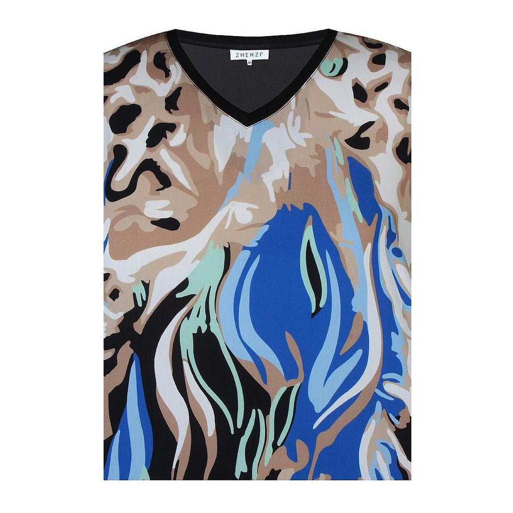 T-shirt ARIELLA Lapis Blue - Evolve Fashion