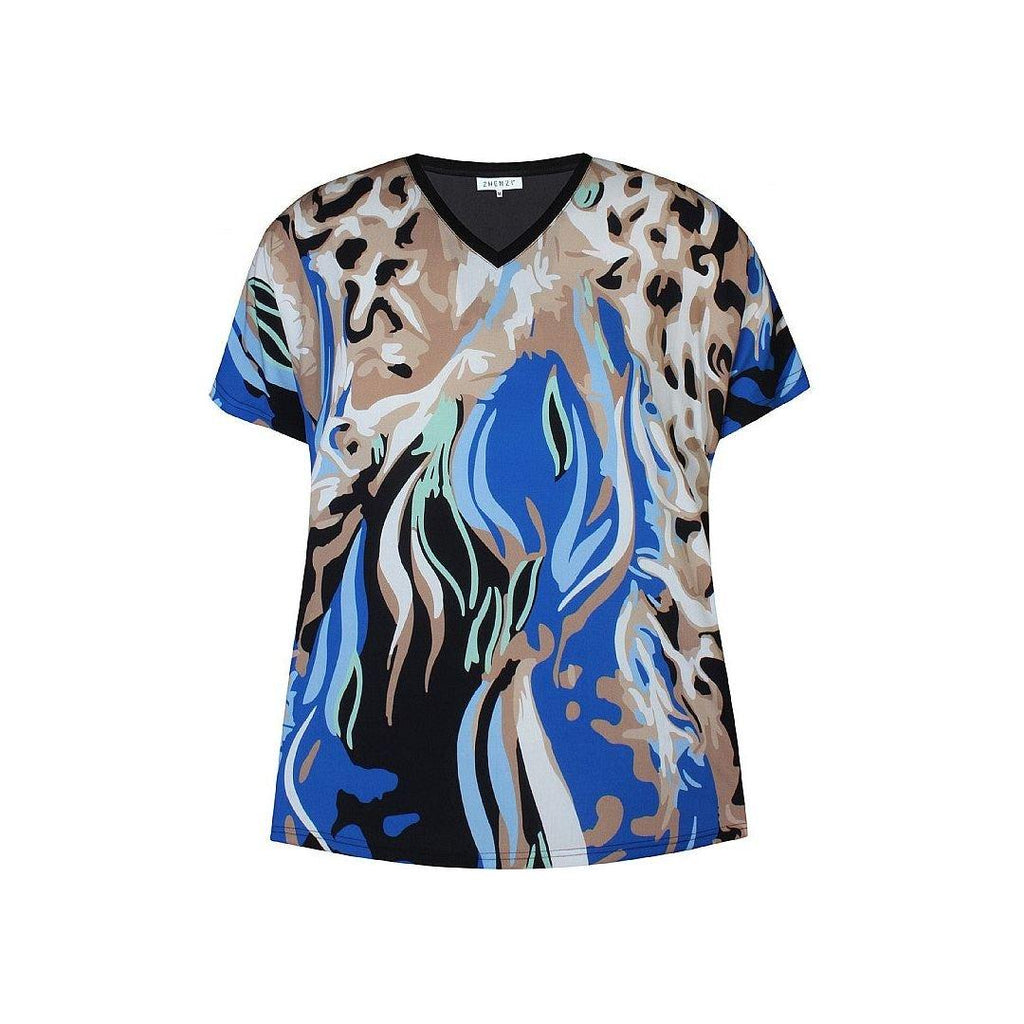 T-shirt ARIELLA Lapis Blue - Evolve Fashion