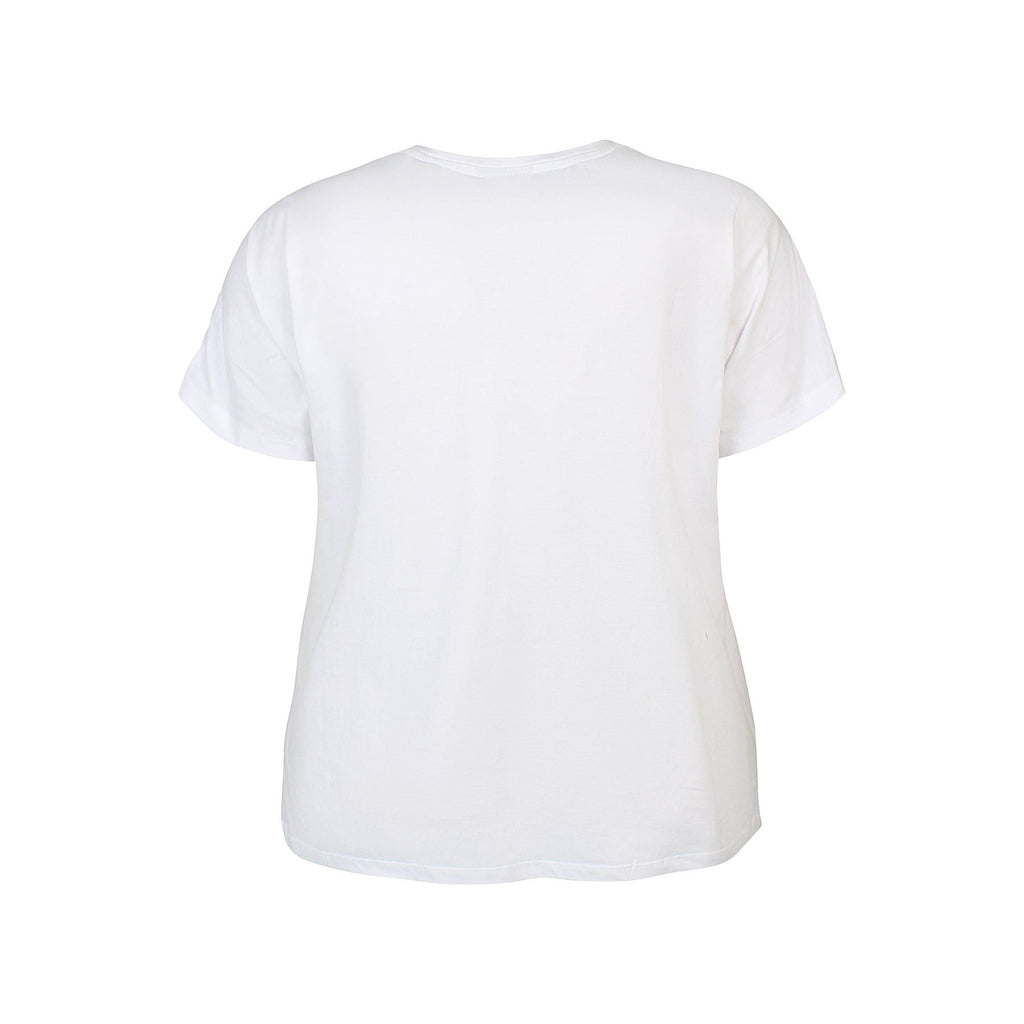 T-shirt LEIA print white - Evolve Fashion