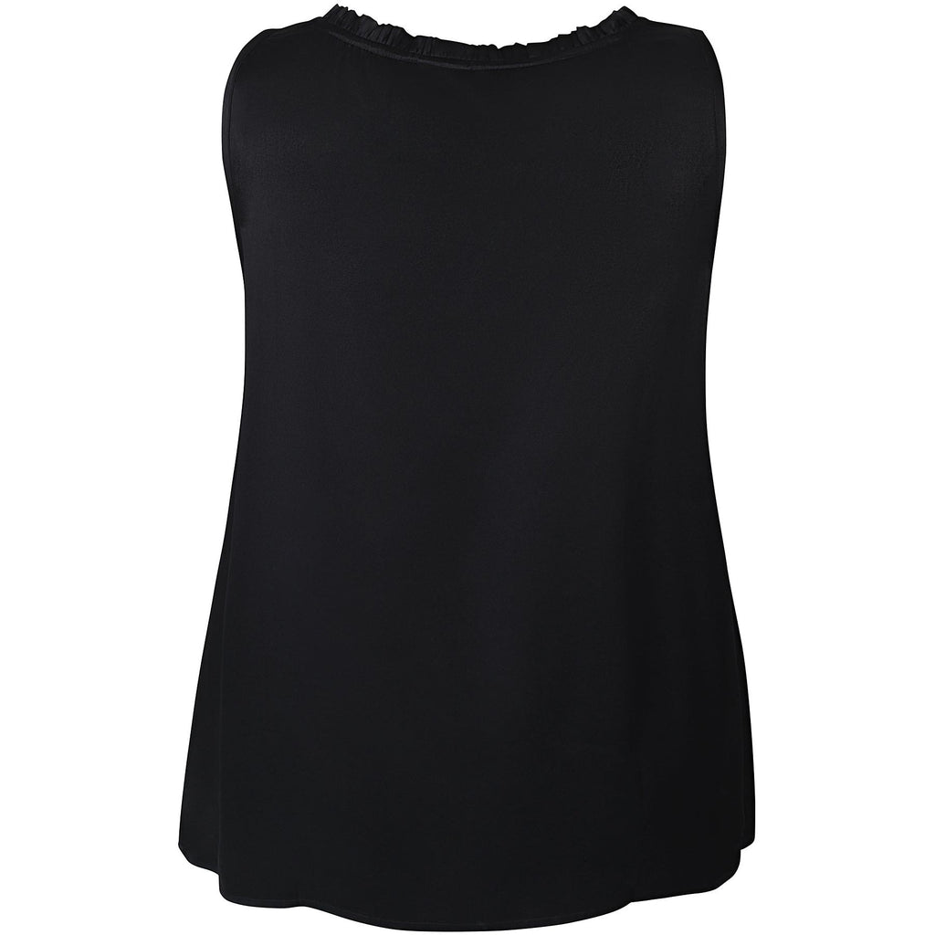 Top Wren V ruffle Teal Green - Evolve Fashion