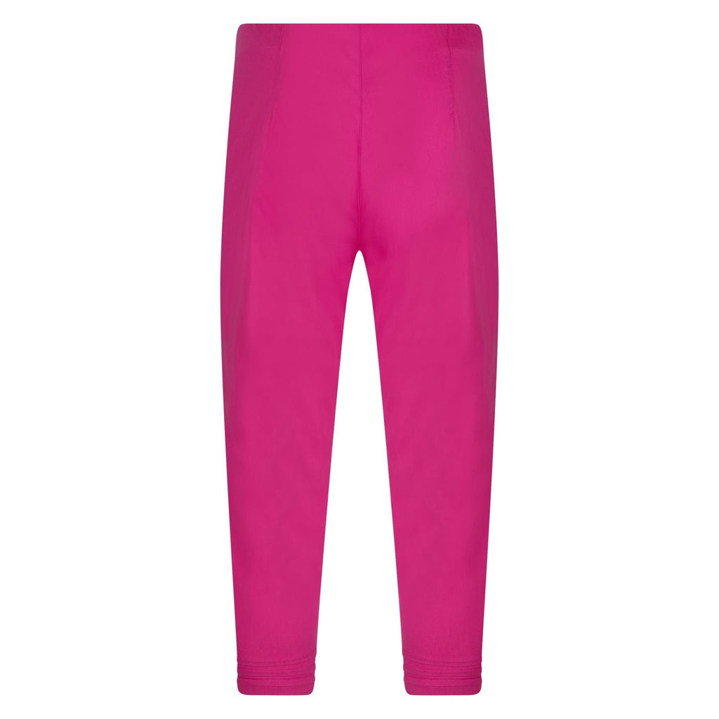 Trousers 7/8 cotton stretch pink - Evolve Fashion