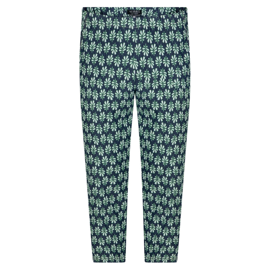 Trousers 7/8 Jeans aloe print - Evolve Fashion