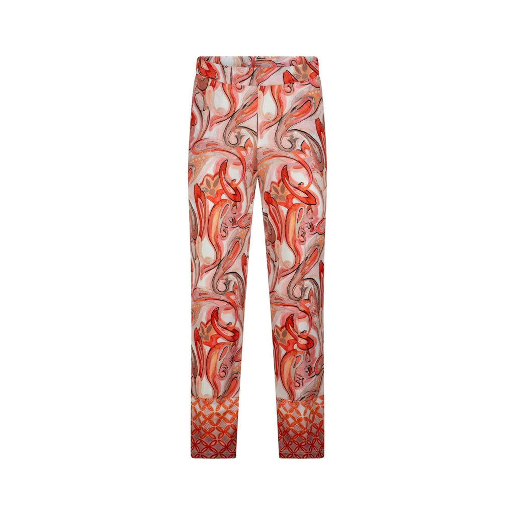 Trousers loose flamingo print - Evolve Fashion