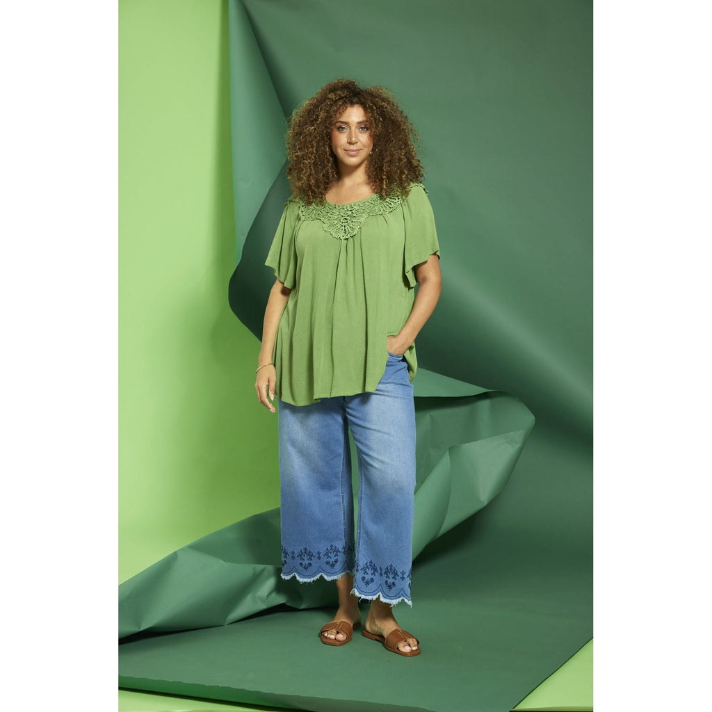Trousers RUPI fit Ziz blue - Evolve Fashion