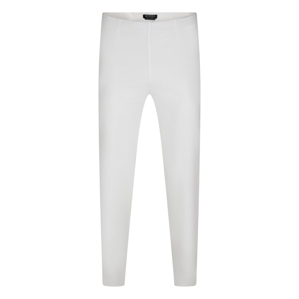 Trousers slim legs offwhite - Evolve Fashion