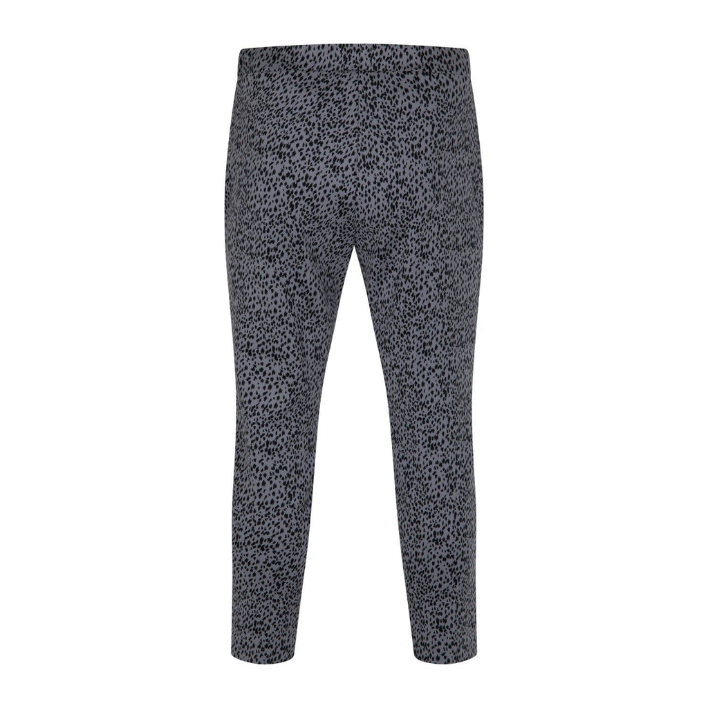 Trousers slim soft scuba print - Evolve Fashion