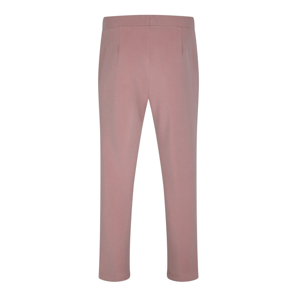 Trousers soft scuba straight Soft pink - Evolve Fashion