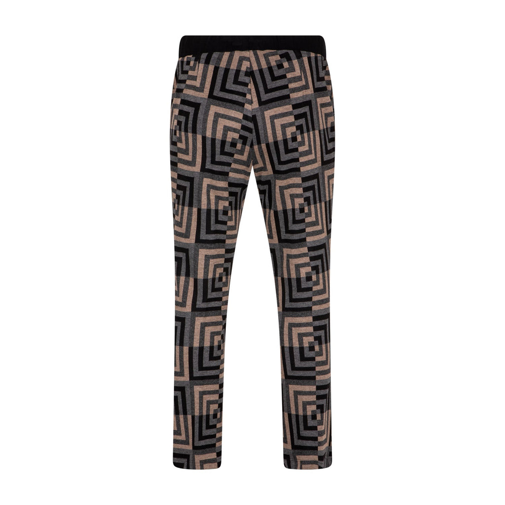 Trousers Squares grey/black - Evolve Fashion