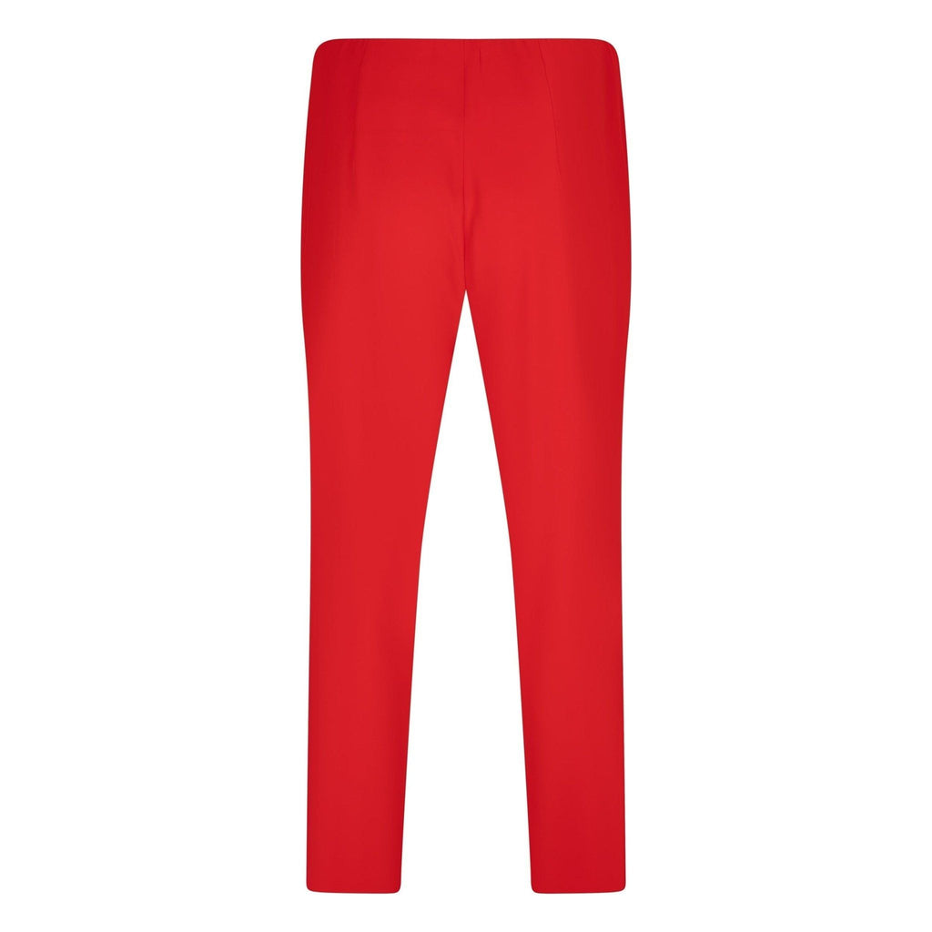 Trousers straight leg fire red - Evolve Fashion