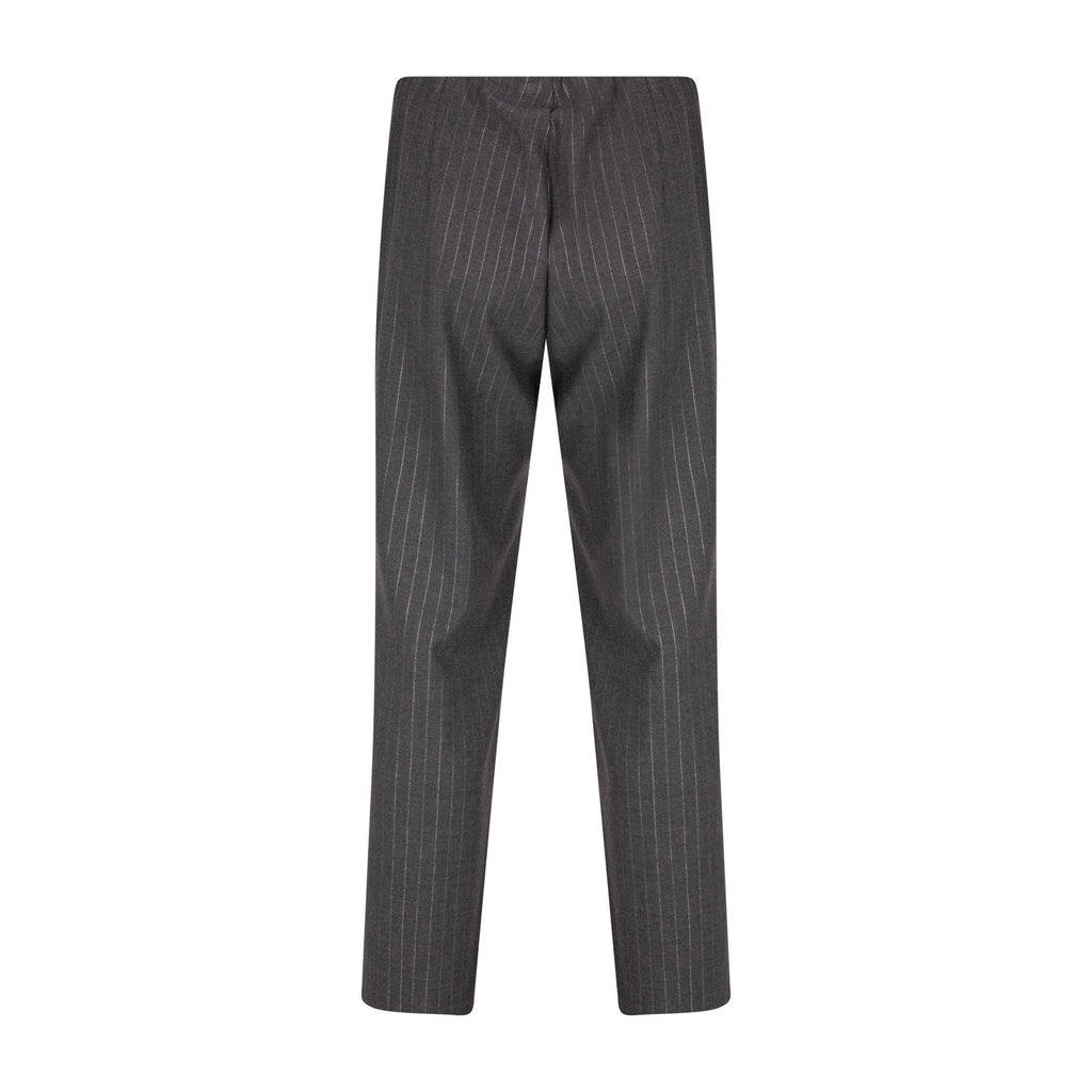 Trousers straight striped grey - Evolve Fashion