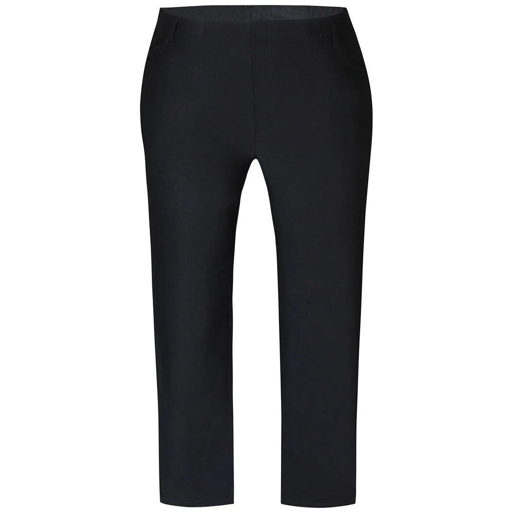 Trousers TWIST fit warm bengaline Black - Evolve Fashion