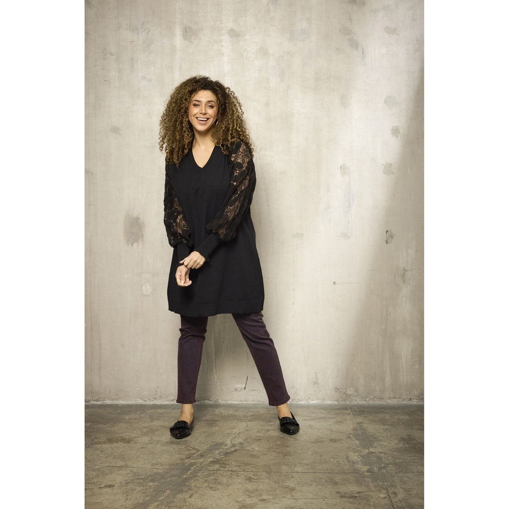 Trousers Twist Maroon Acid wash - Evolve Fashion
