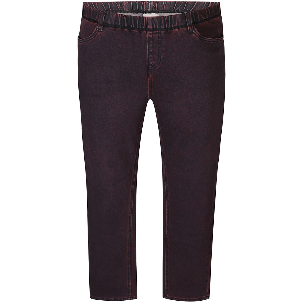 Trousers Twist Maroon Acid wash - Evolve Fashion