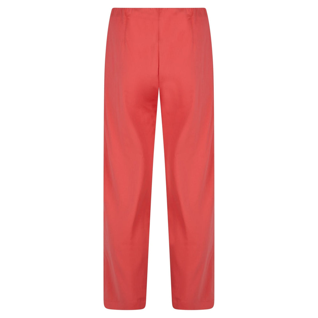 Trousers Wide Leg cotton stretch flamingo - Evolve Fashion