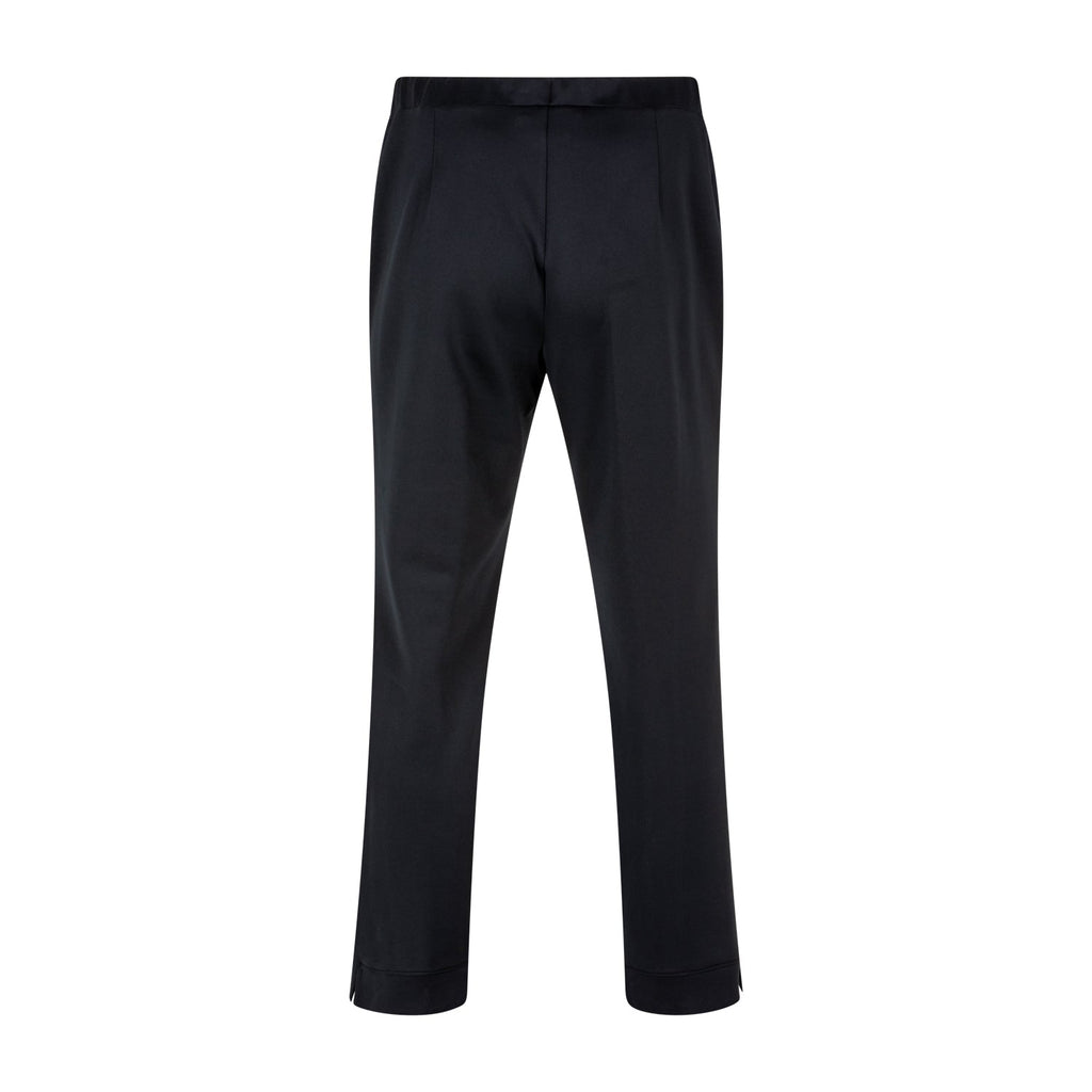 Trousers wide leg scuba black - Evolve Fashion