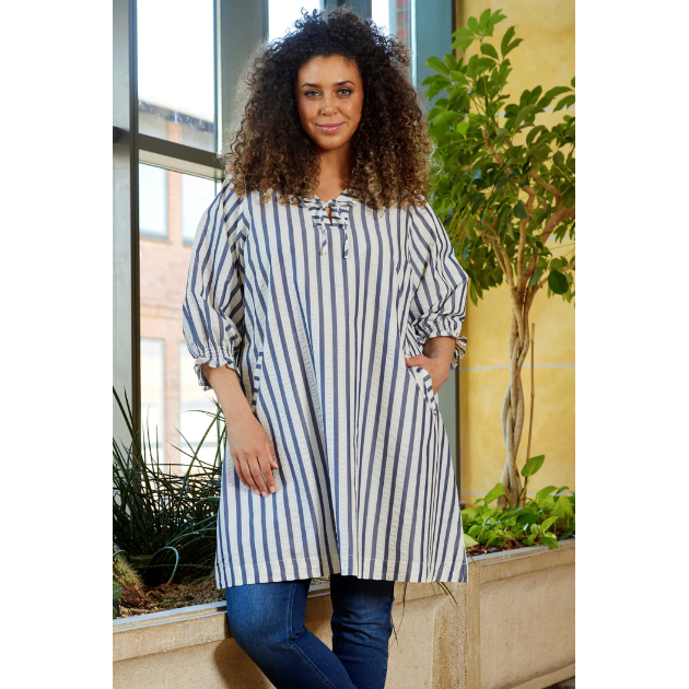 Tunic dress EVYN stripes - Evolve Fashion