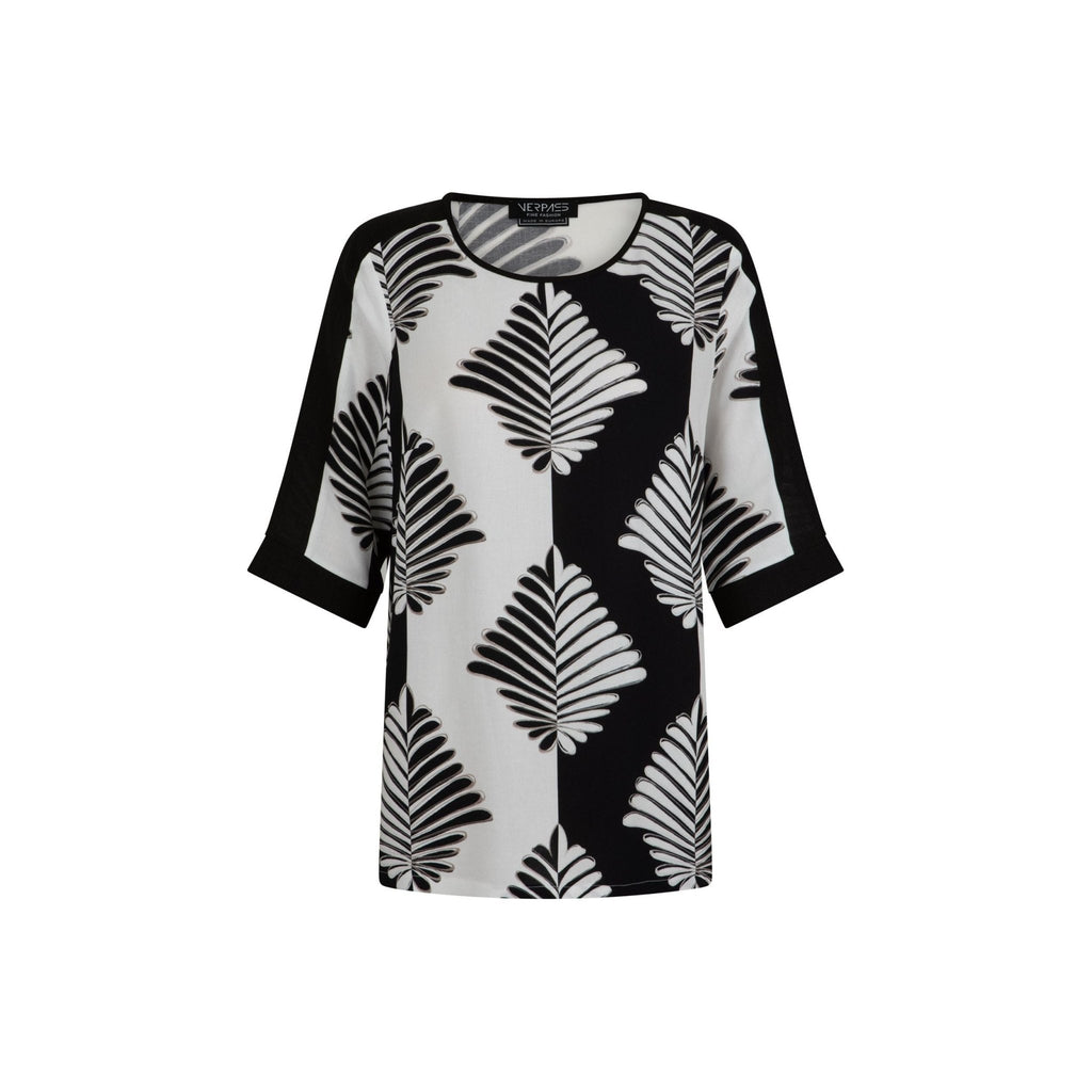 Tunic Duo viscose black/white - Evolve Fashion