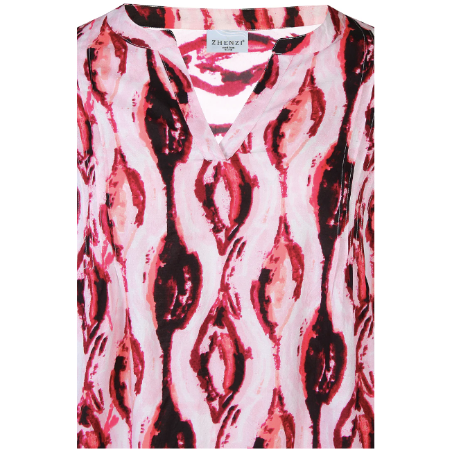 Tunic ENZI cherry blossom print - Evolve Fashion