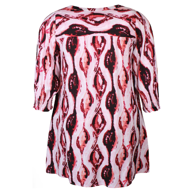 Tunic ENZI cherry blossom print - Evolve Fashion