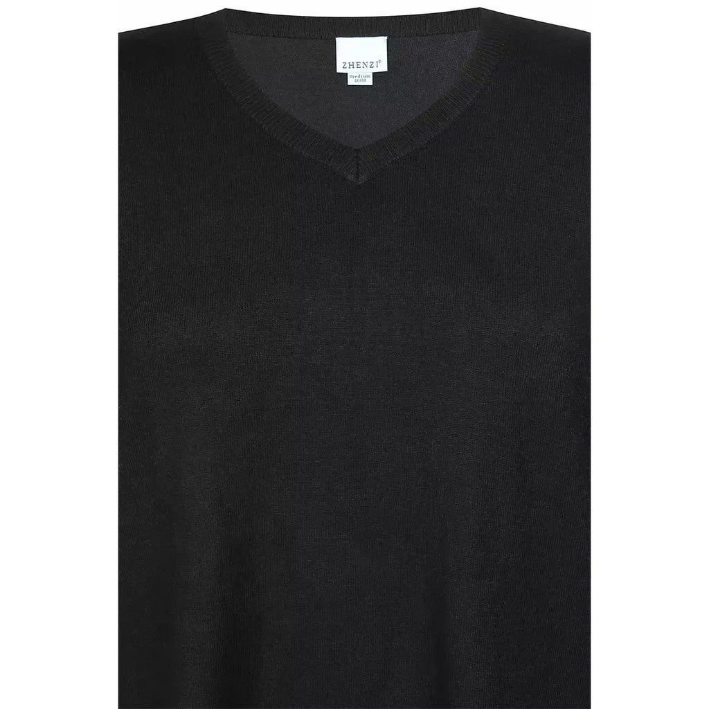 Tunic Kogle lace sleeve black - Evolve Fashion