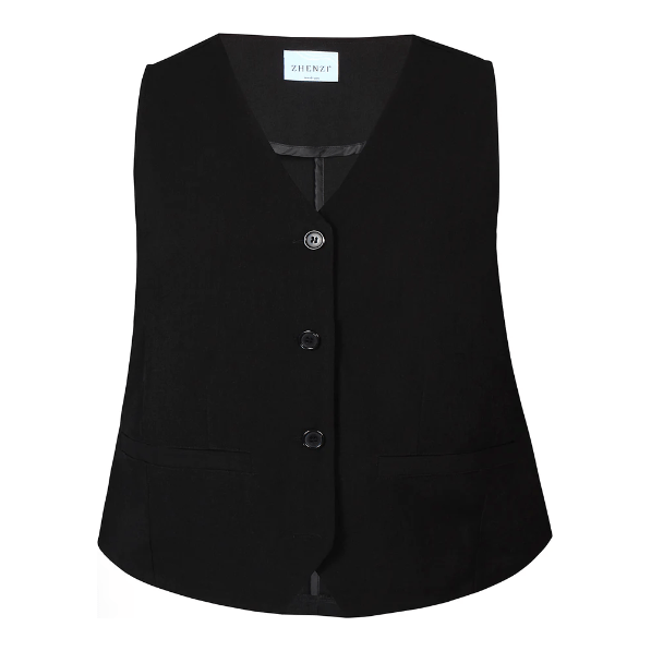 Waistcoat buttons black - Evolve Fashion