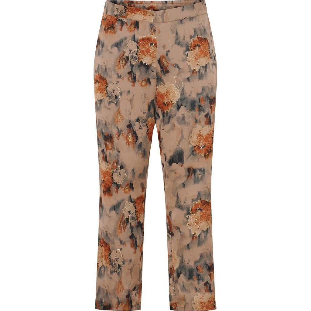 Wide Leg Trousers warm sand apricot - Evolve Fashion