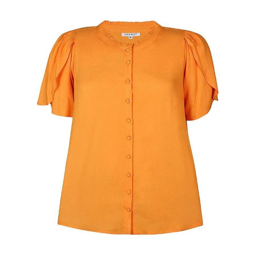 Blouse LORELAI oranje - Evolve Fashion