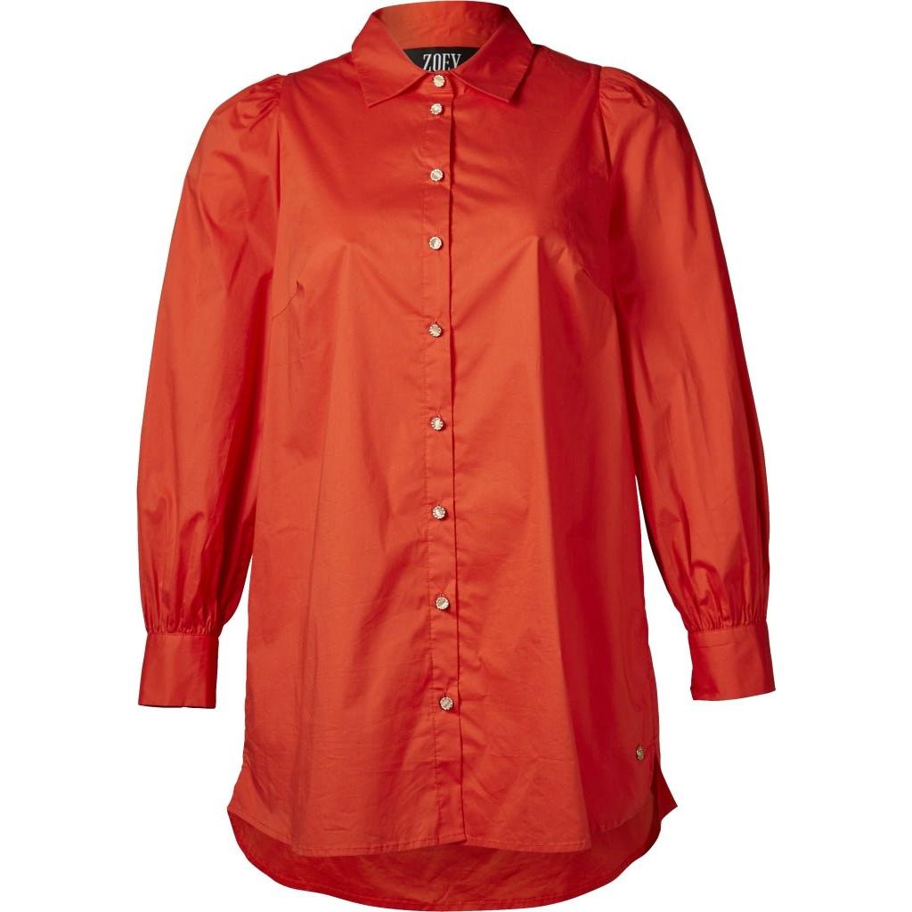 Blouse MALLORY hot orange - Evolve Fashion