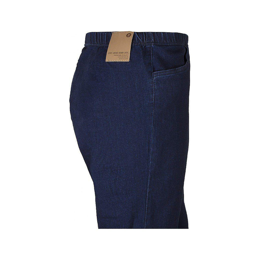 Broek JAZZY relaxed blue denim - Evolve Fashion