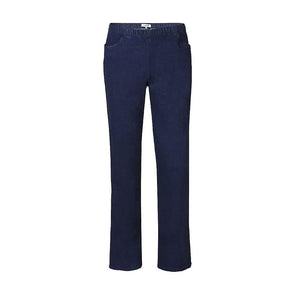 Broek JAZZY relaxed blue denim - Evolve Fashion