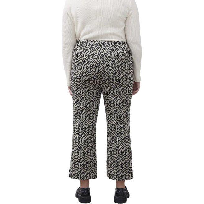 Broek print HAVEL zw/beige - Evolve Fashion