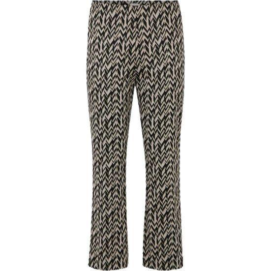 Broek print HAVEL zw/beige - Evolve Fashion