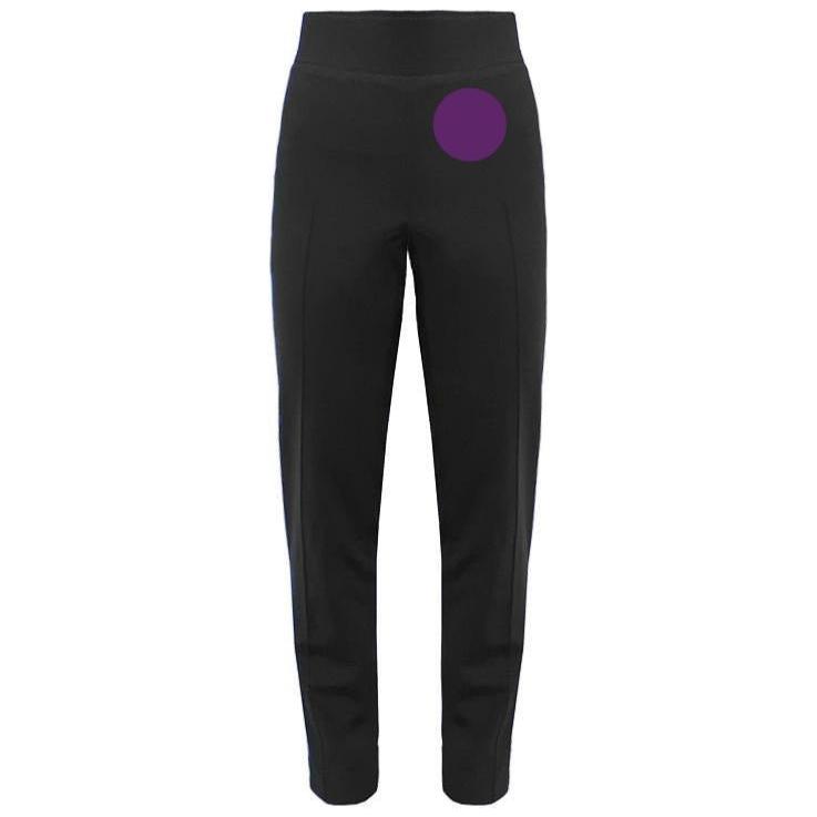 Broek punto couture paars - Evolve Fashion