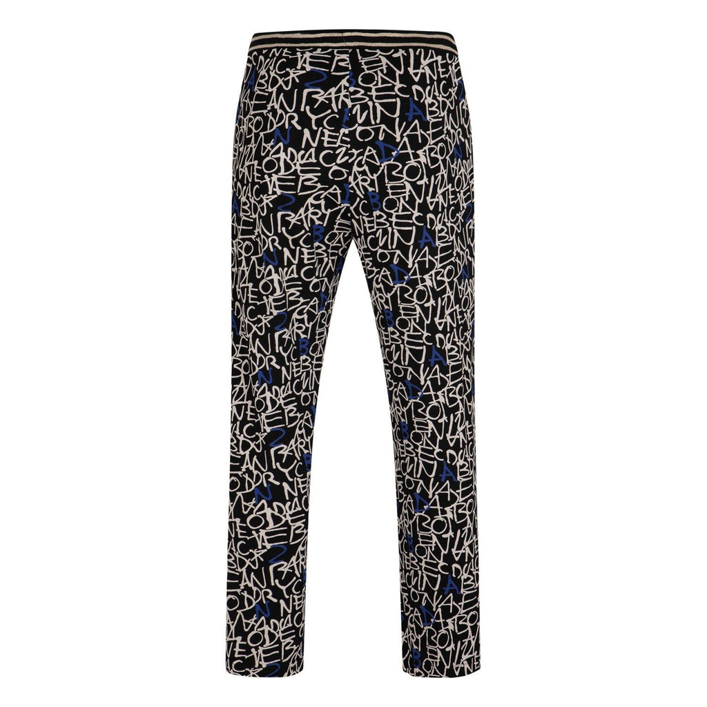Broek recht slinky print - Evolve Fashion