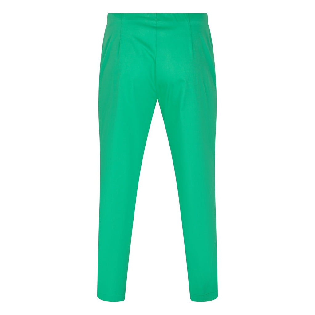 Broek slim fit katoen groen - Evolve Fashion