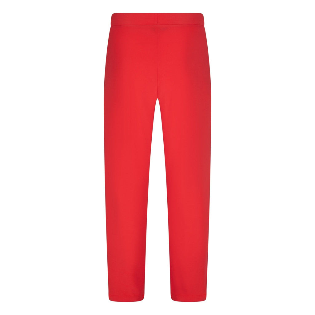 Broek slinky recht fire red - Evolve Fashion