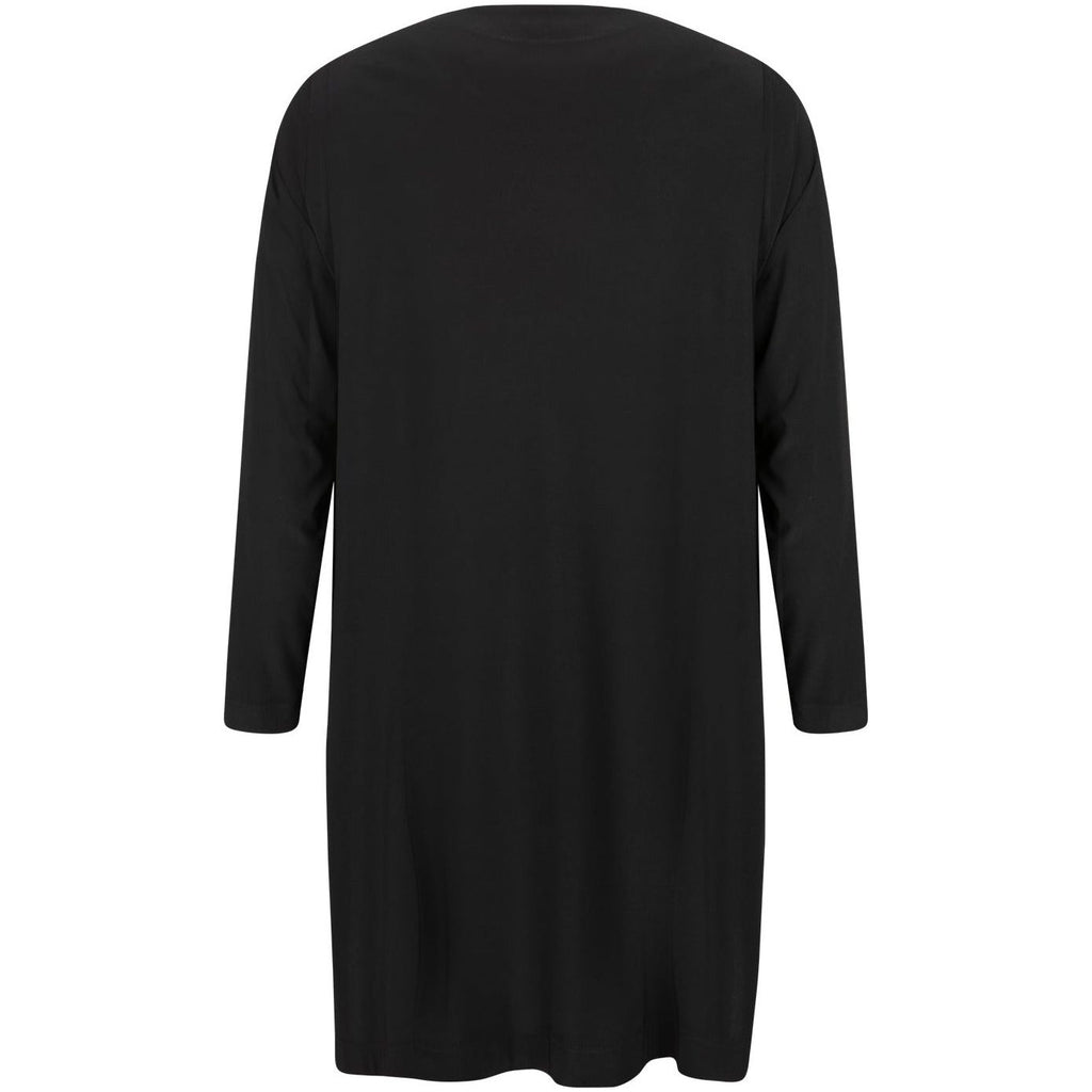 Cardi slinky franjes strass zwart - Evolve Fashion