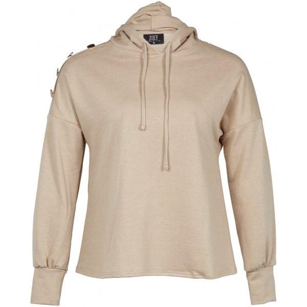 Hoodie KAILYN wet sand - Evolve Fashion